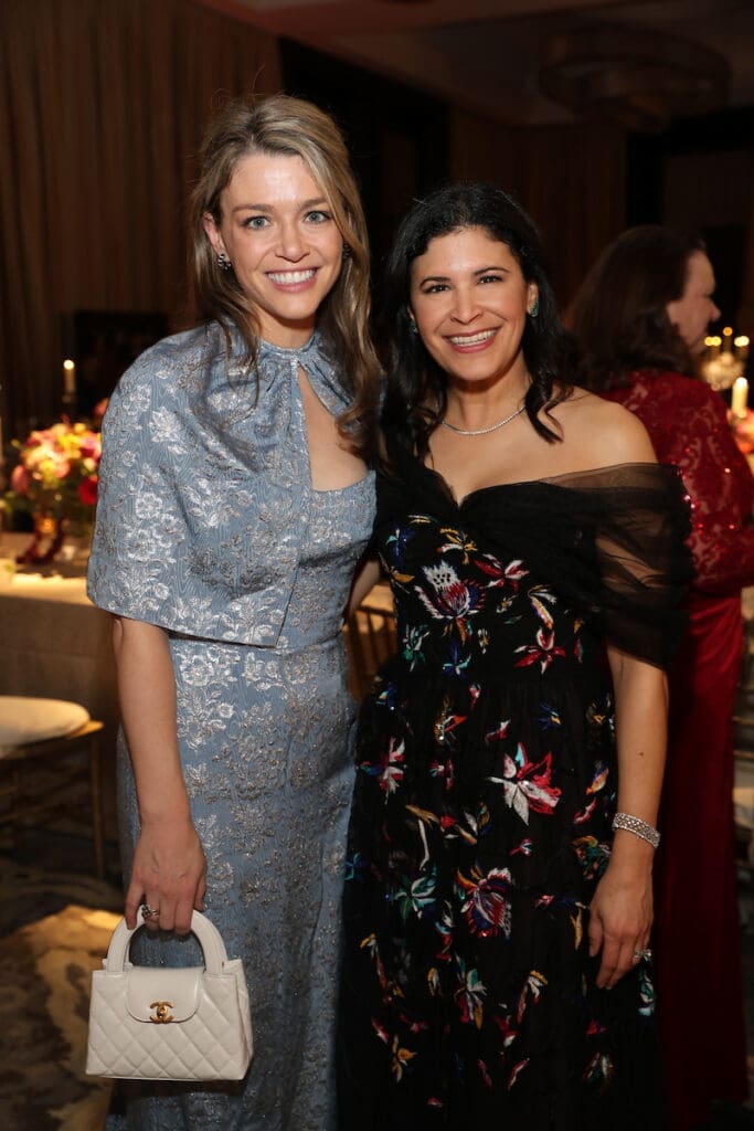 Brittany Sakowitz Kushner, Kristy Bradshaw at the Houston Symphony Ball. (Photo by Priscilla Dickson)