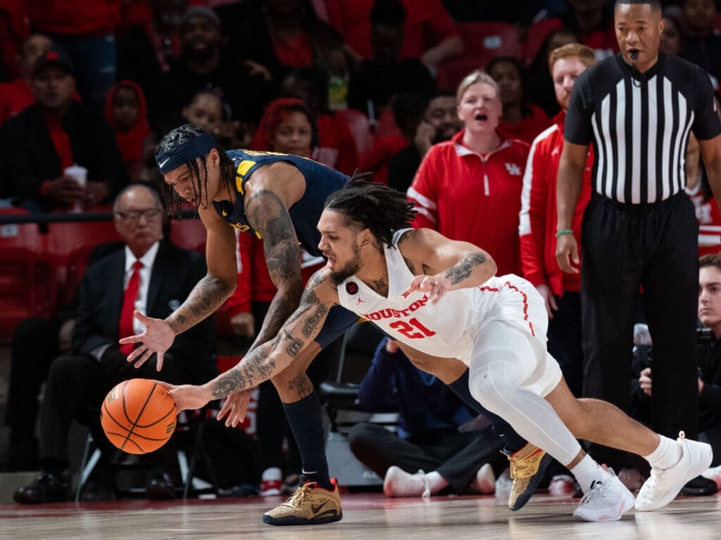 University of Houston guard Emanuel Sharp has always brought the defense. (Photo by F. Carter Smith)