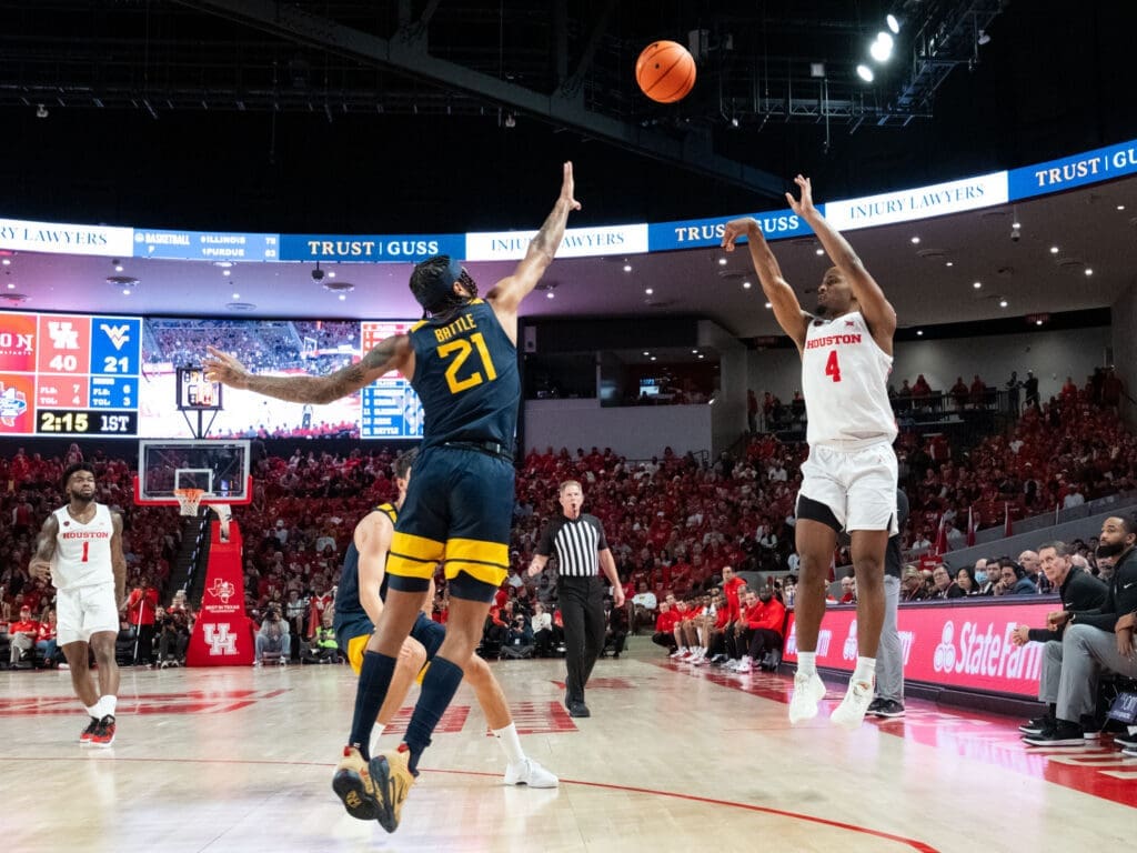 UH shooting guard LJ Cryer is as smooth a scorer as there is in college basketball. (Photo by F. Carter Smith)