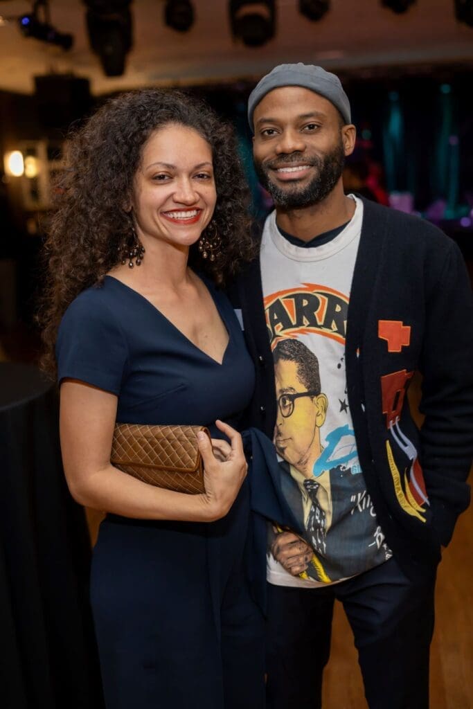 Kenzel & Tio Fallen at the DACAMERA Terence Blanchard Eldorado reception (Photo by Katy Anderson)