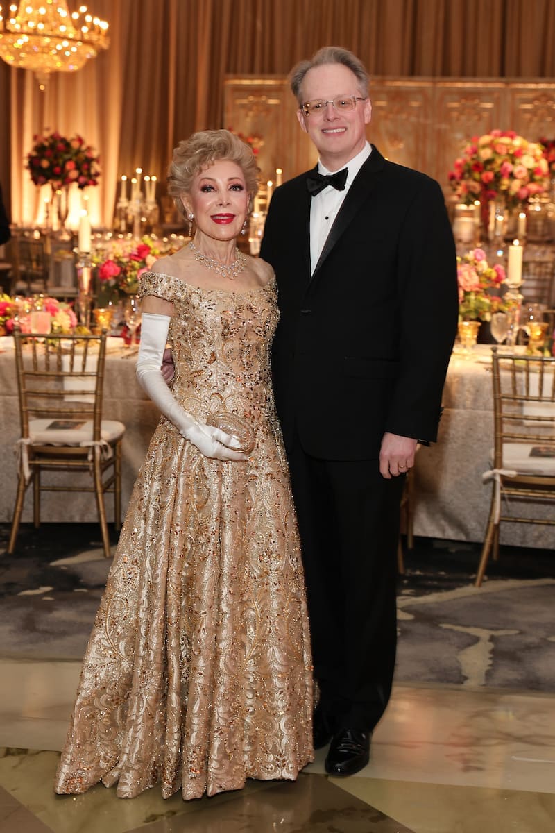 Margaret Alkek Williams and John Mangum; Photo by Priscilla Dickson