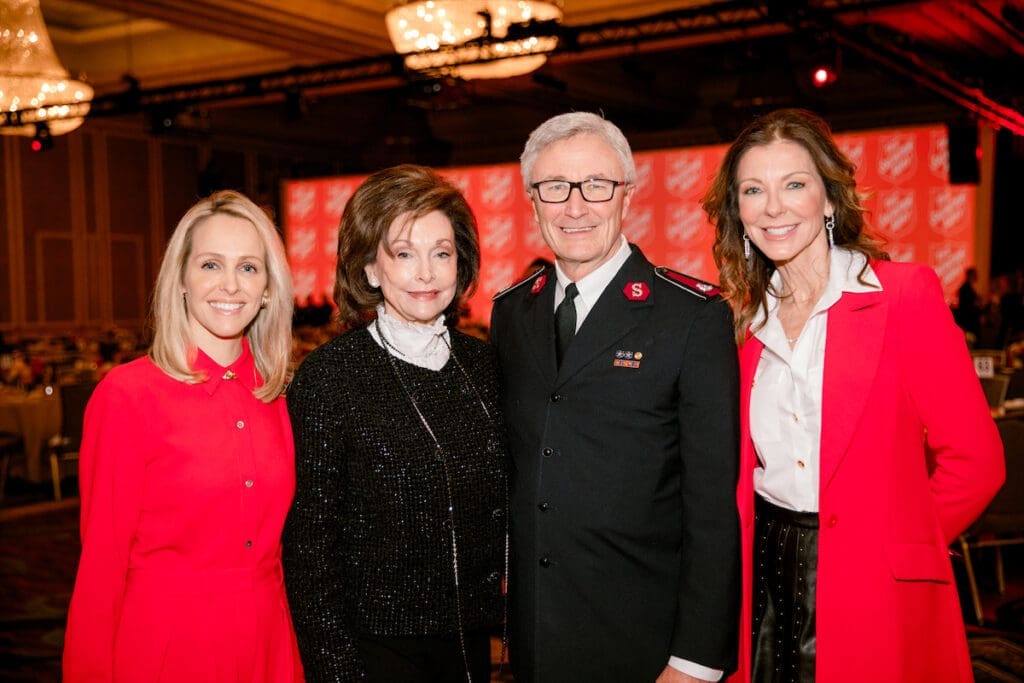 Meredith Land, Gene Jones, Lt. Col. Bill Mockabee, Charlotte Jones