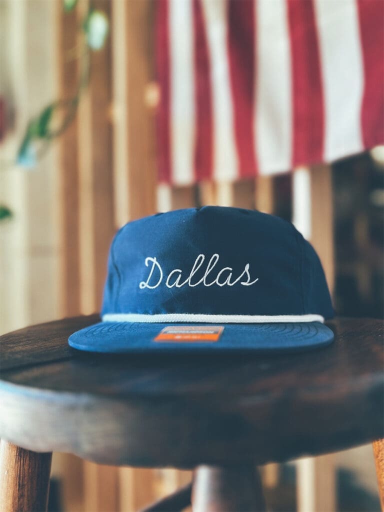 Neighborhood Supply Co. Script Dallas Rope Cap, $28