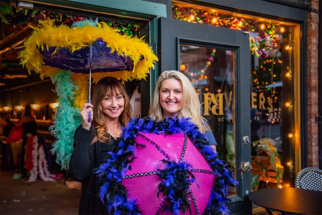 Revelers Hall's Mardi Gras Block Party is one of the highlights of the celebrations in Dallas. (Courtesy)