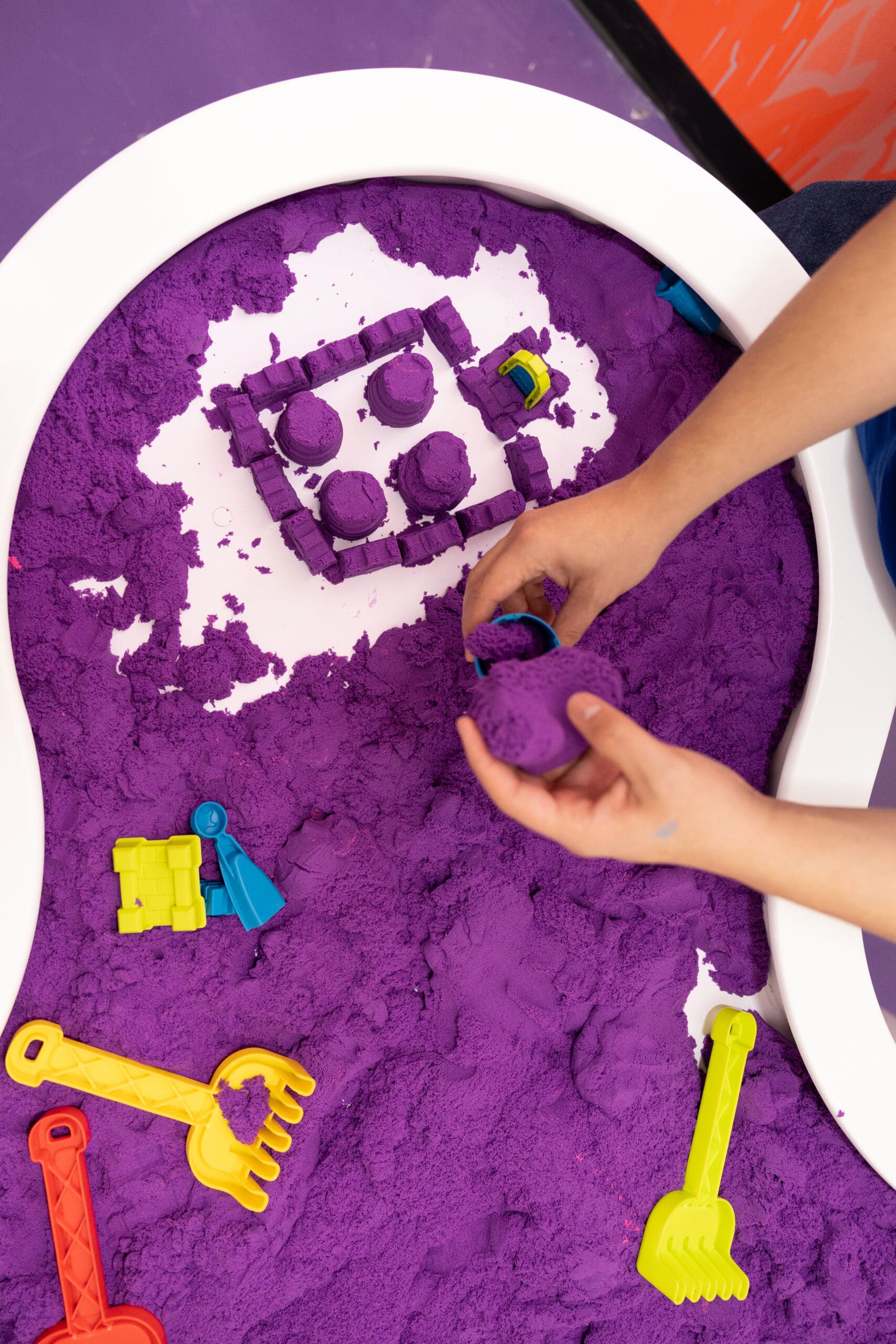 Kinetic Sand Doons are part of Houston's Sloomoo. (Courtesy Sloomoo Institute)