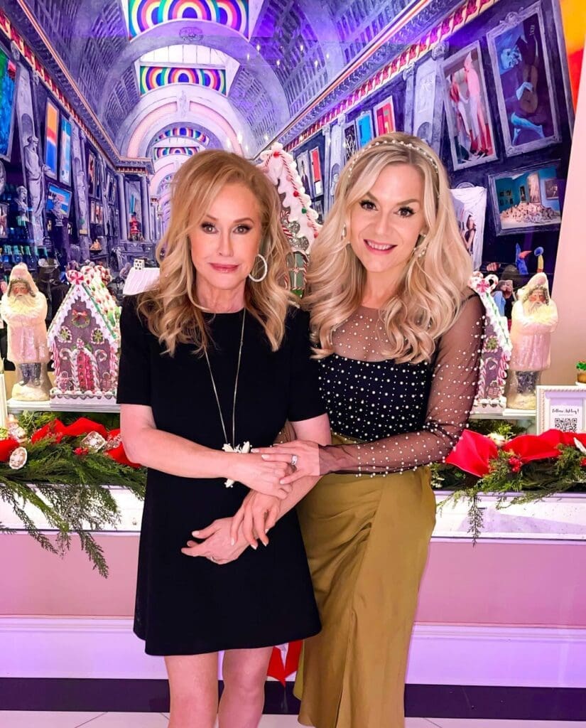 Kathy Hilton and Ashley Klaja 