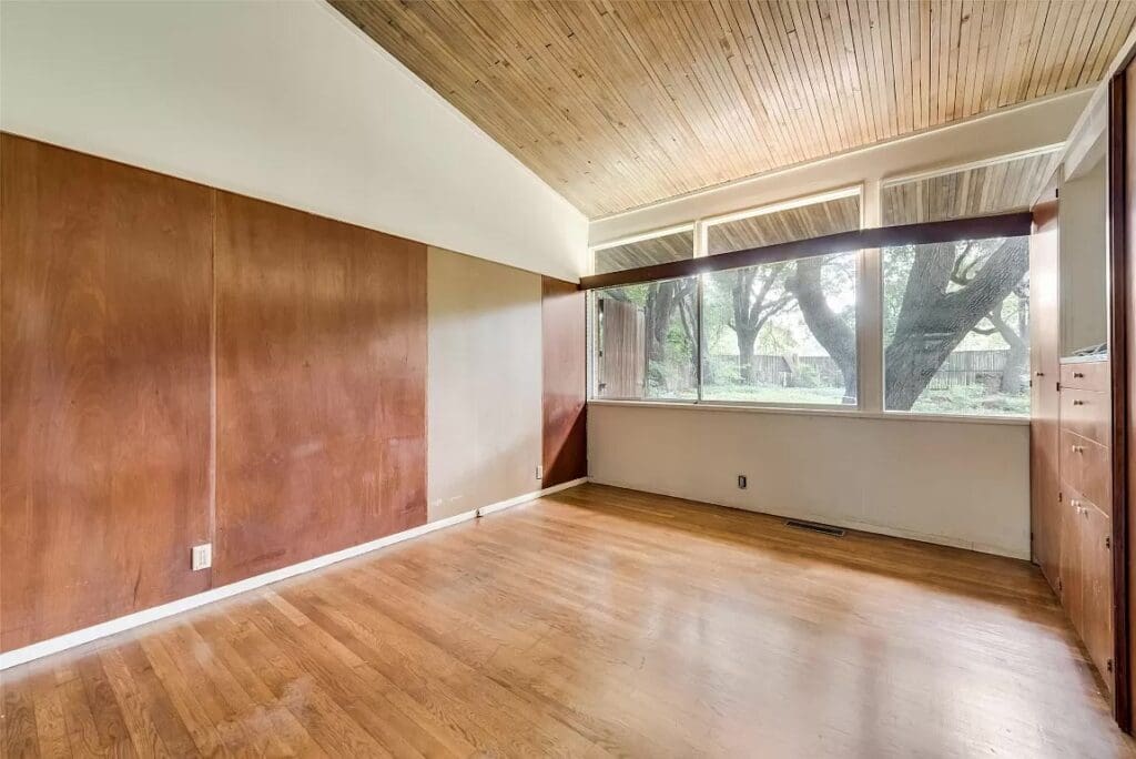 An original mid-century home for sale in North Dallas. 