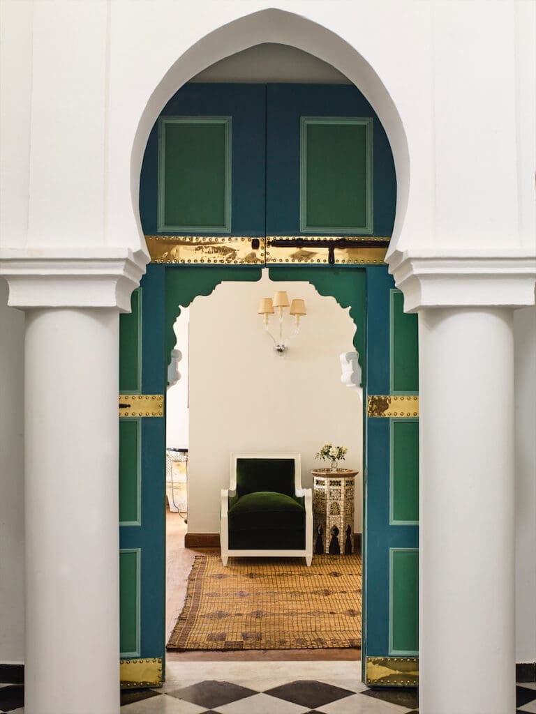 Hallway at Villa Mabrouka. (Photo by Andrew Montgomery)