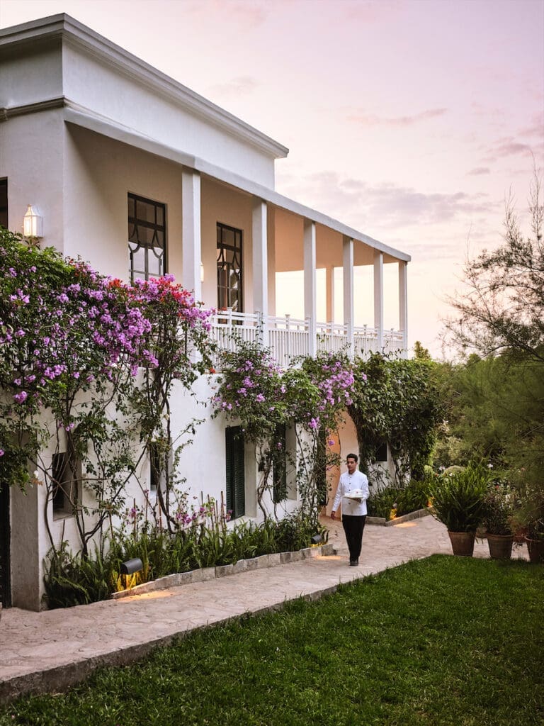 Exterior views of Villa Mabrouka.  (Photo by Andrew Montgomery)