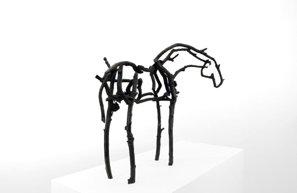 Deborah Butterfield's "Untitled 5282," 2021, at Marlborough Gallery