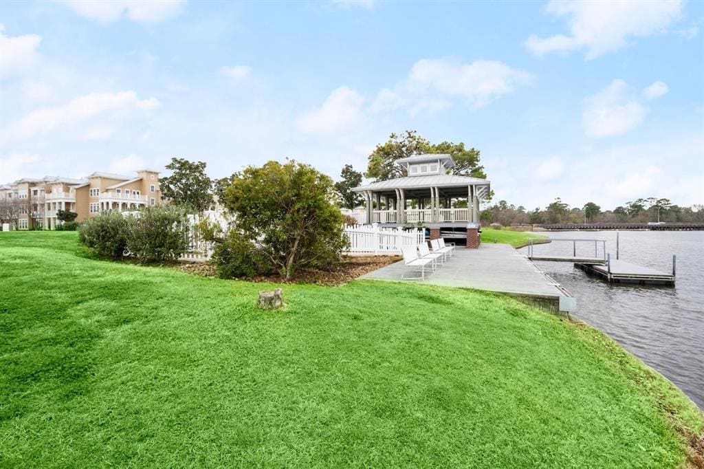 At this property, you will have access to a gazebo and dock. 