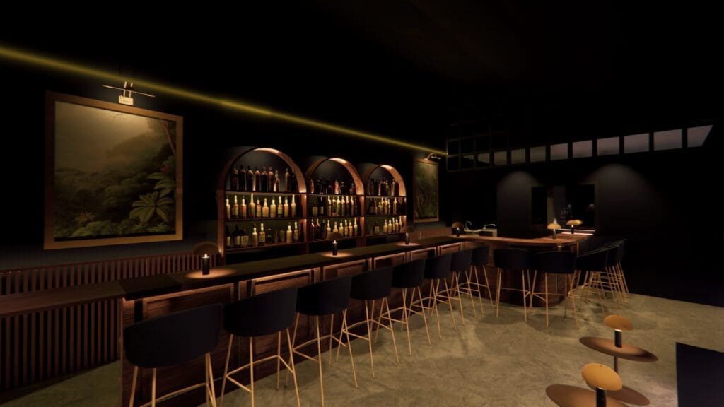When CASE Chocolates opens this spring, next door they will also operate a speakeasy which will feature an intimate chocolate and cocktail pairing experience. The tasting will showcase a global variety of chocolates paired as flights with various spirits and cocktails. (Photo by Dylan McEwan and Ben Rosenblum)