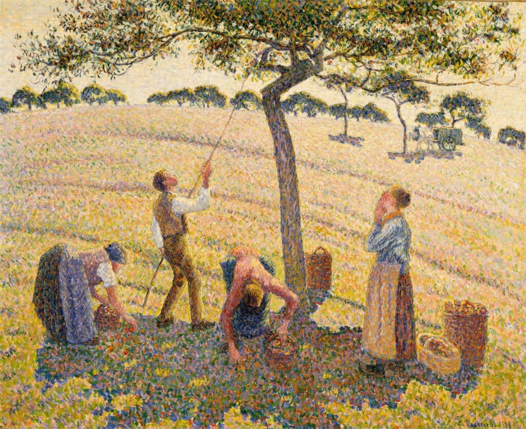Camille Pissarro, "Apple Harvest," 1888