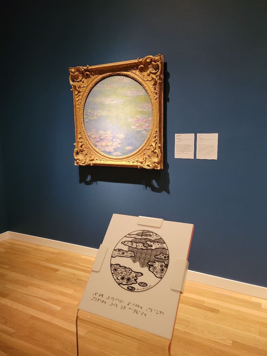 Claude Monet, The Water Lily Pond (Clouds), 1903 at the Dallas Museum of Art