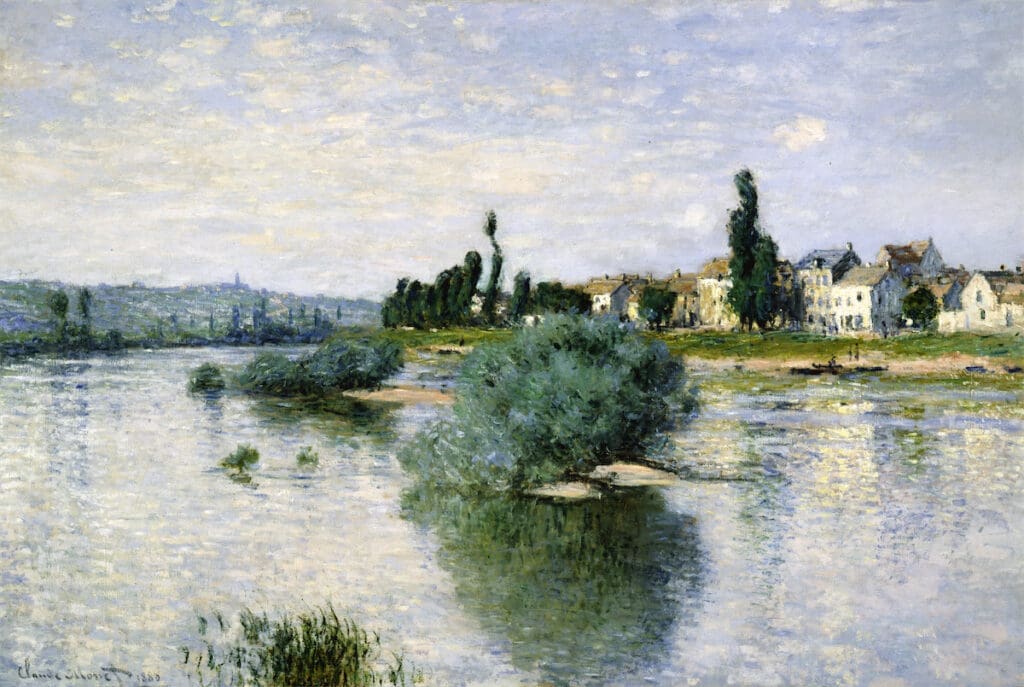 Claude Monet, "The Seine at Lavacourt," 1880