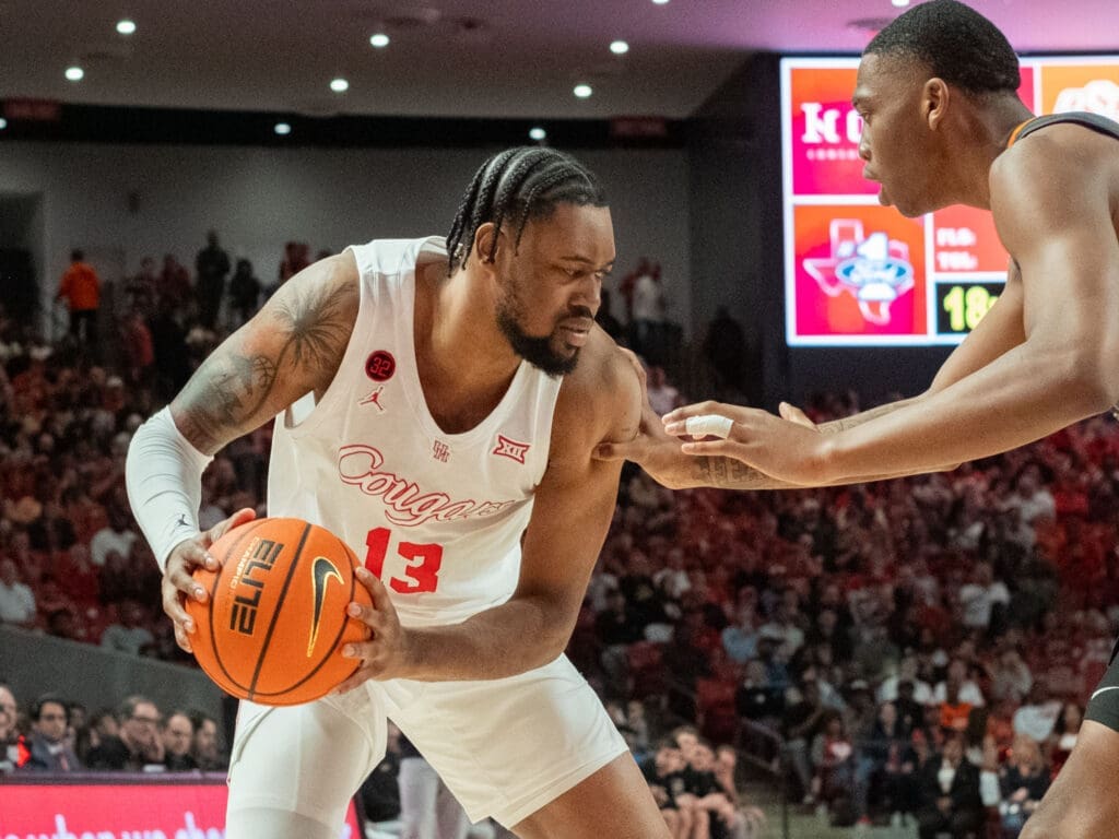 University of Houston forward J'Wan Roberts has turned himself into an offensive weapon. (Photo by F. Carter Smith)