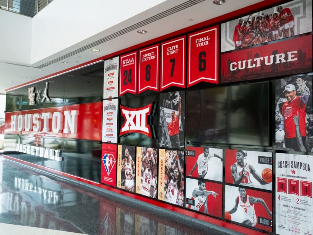 UH basketball's renovated basketball-only center is a true retreat. (Photo by F. Carter Smith)