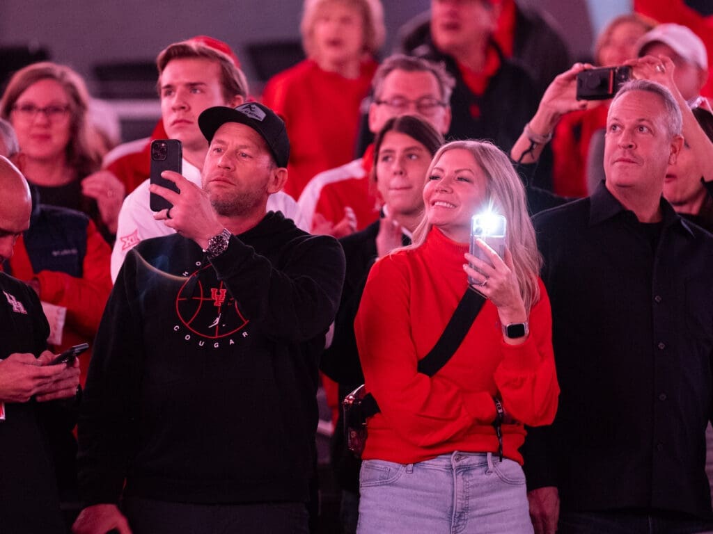 With Kelvin Sampson's Houston program, every game at the Fertitta Center is a happening. (Photo by F. Carter Smith)