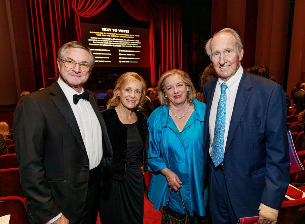 David & Lori LePori, Molly & Jim Crownover at Houston Grand Opera's Concert of Arias. (Photo by Michael Bishop)