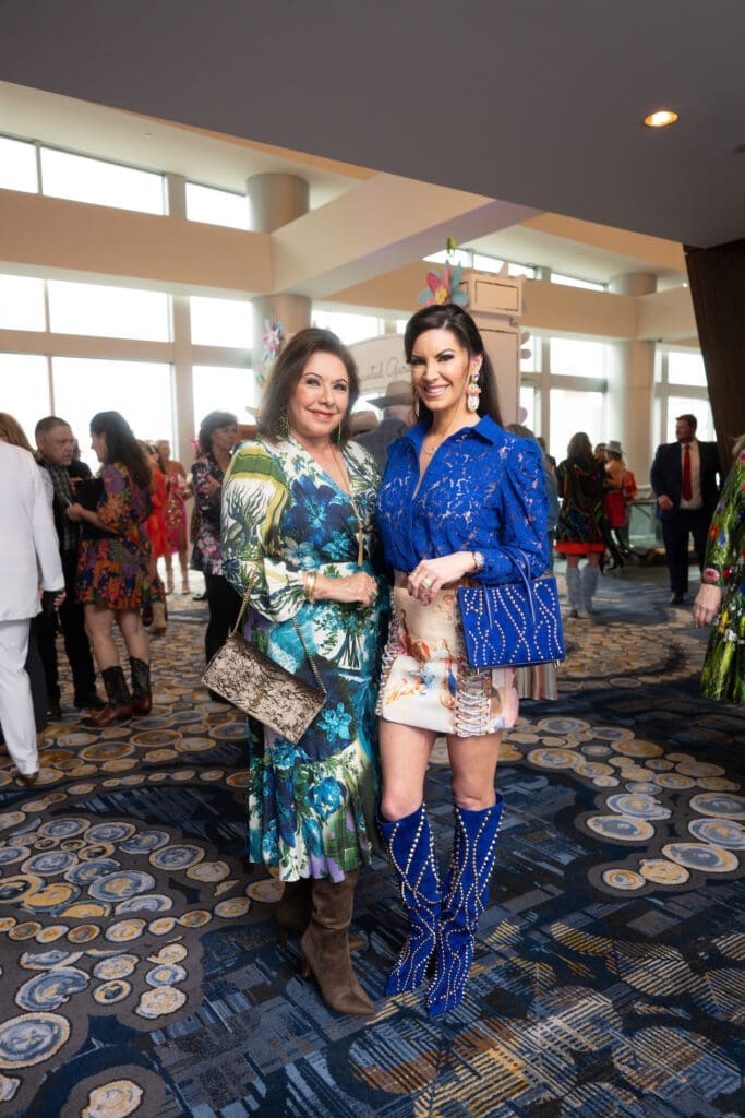 Debbie Festari and Nicki Lassiter at the Trailblazer Awards luncheon and fashion show.