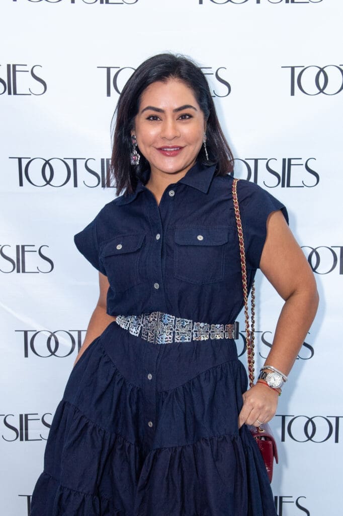 Elia Gabbanelli at Tavola for the luncheon/Tootsies fashion event at the new Italian restaurant on Post Oak Boulevard. (Photo by Jacob Powers)