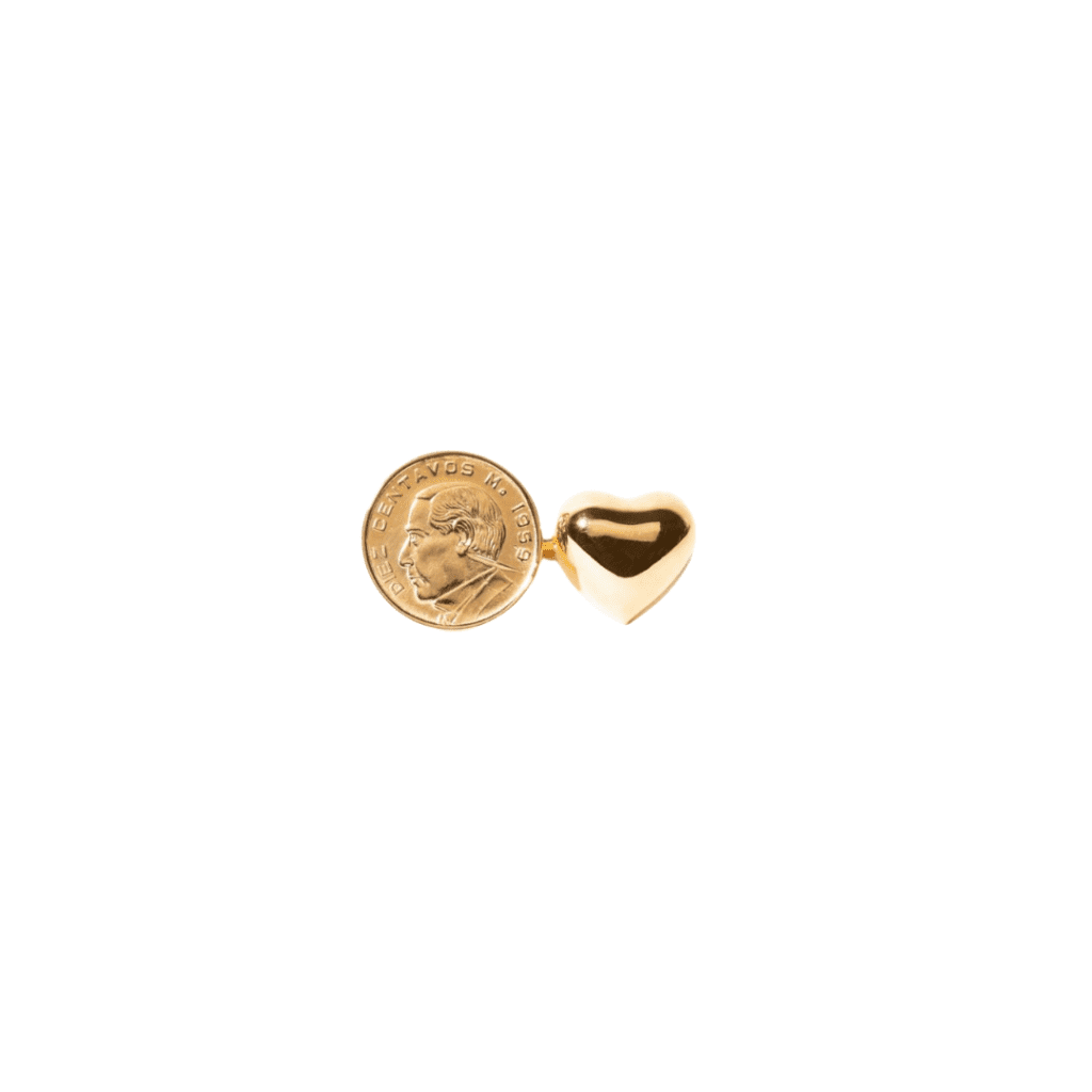 Kat + Noelle's Heart Coin Ring