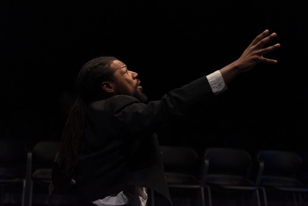 Dillon Dewitt as Tim Padley in The Catastrophic Theatre's "It Is Magic" (Photo by Anthony Rathbun)