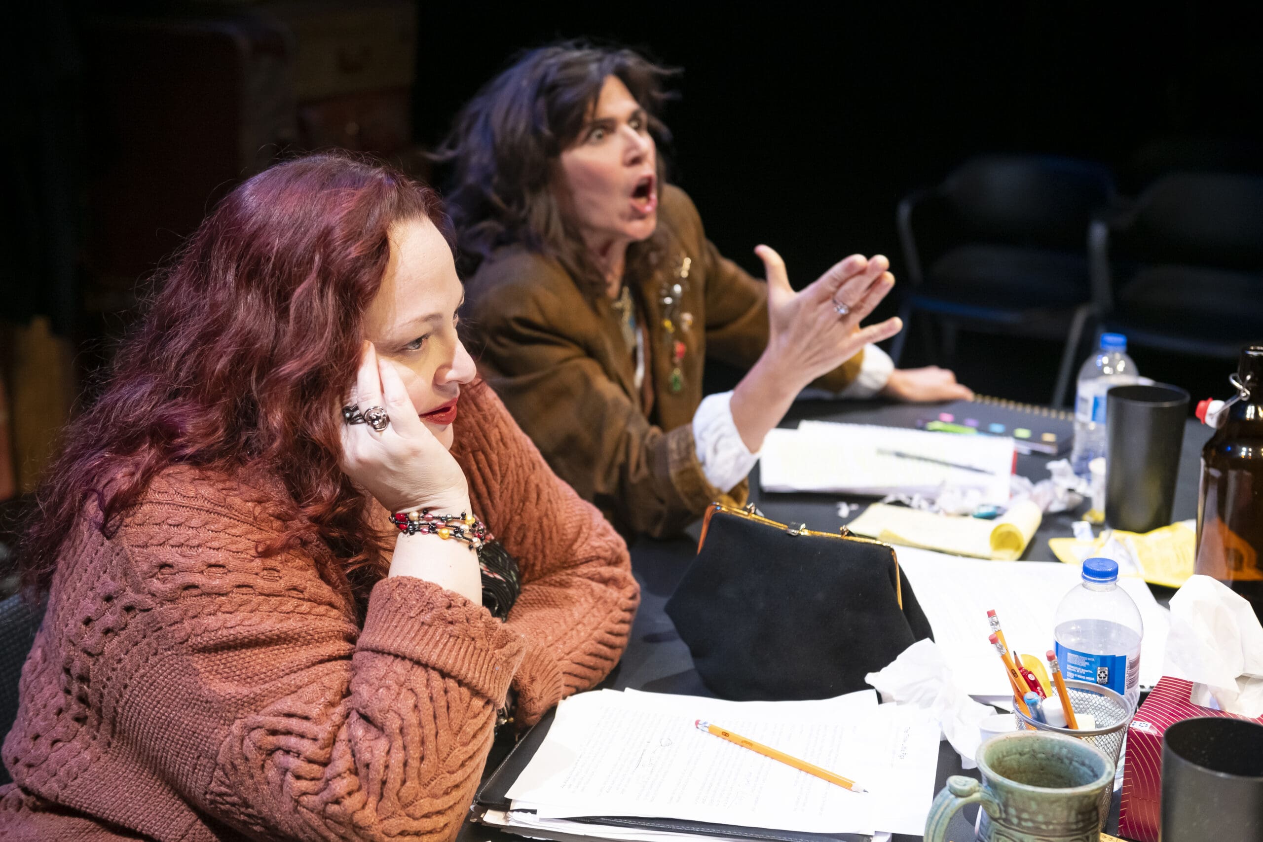Tamarie Cooper as Deb Cooper and Amy Bruce as Sandy Chandler in The Catastrophic Theatre's "It Is Magic (Photo by Anthony Rathbun)