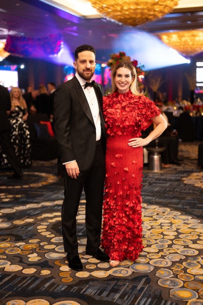 Josh & Jamie Villareal  at the 40th anniversary American Heart Association Heart Ball. (Photo by Daniel Ortiz)