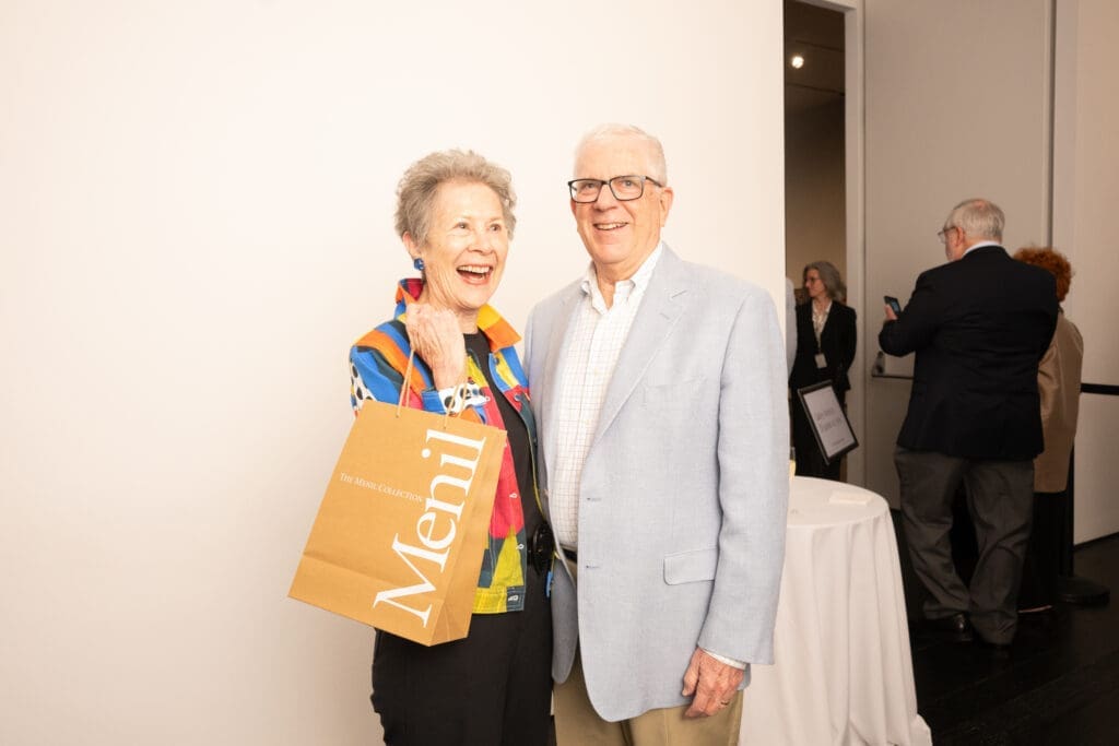 Kathryn & Richard Rabinow at The Menil Collection. (Photo by Daniel Ortiz)