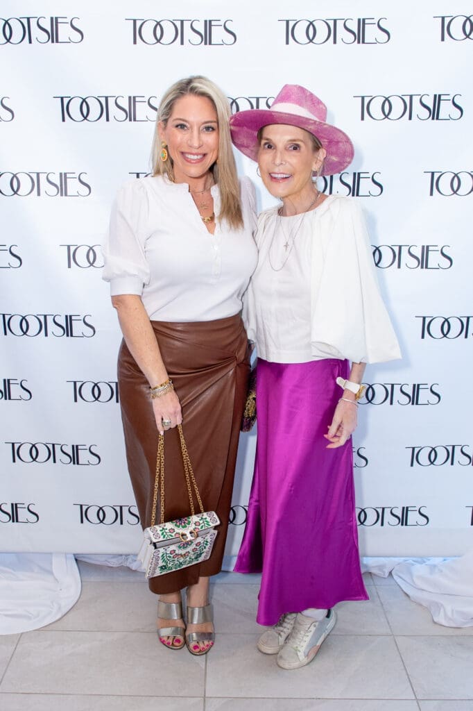 Kristen Collins, Kristen Cannon at Tavola for the luncheon/Tootsies fashion event at the new Italian restaurant on Post Oak Boulevard. (Photo by Jacob Powers)