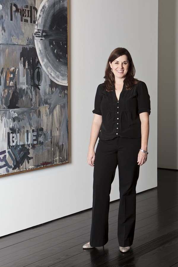 Michelle White, senior curator for The Menil Collection, co-curated the "Chryssa & New York" exhibit with Dia Art Foundation external curator Megan Holly Witko. After leaving The Menil Collection March 10, the exhibit travels to Wrightwood 659 in Chicago. (Photo by Eric Hester. Courtesy The Menil Collection)
