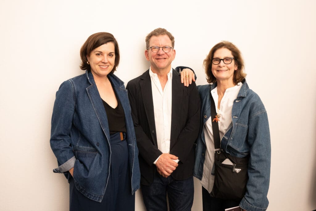 Michelle White, James Barron & Jeanette Mongtomery Barron at The Menil Collection (Photo by Daniel Ortiz)