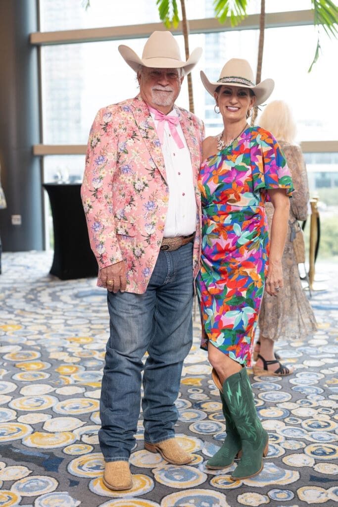 Mike Pillow, Mandi Pillow at the Trailblazer Awards luncheon and fashion show.