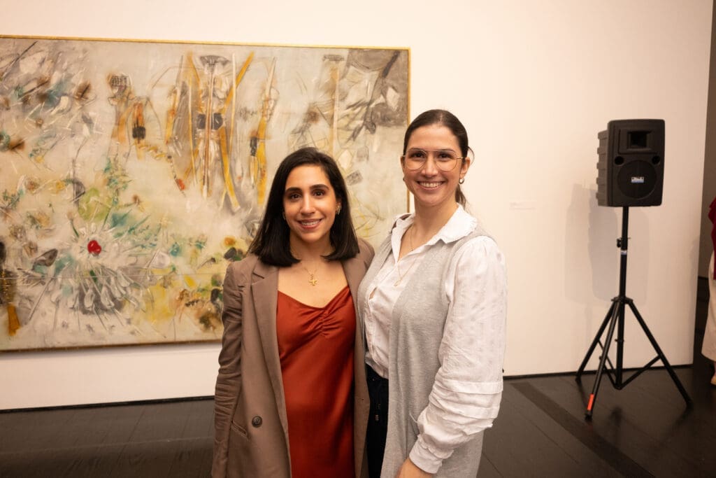 Mitra Murthy, Sandra Saenz at The Menil Collection (Photo by Daniel Ortiz)