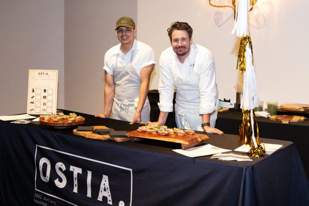 Ostia Chef Travis McShane and staff at Texas Children's Hospital 'Cooking Up a Cure' event at The Revaire (Photo courtesy of Texas Children's Hospital)