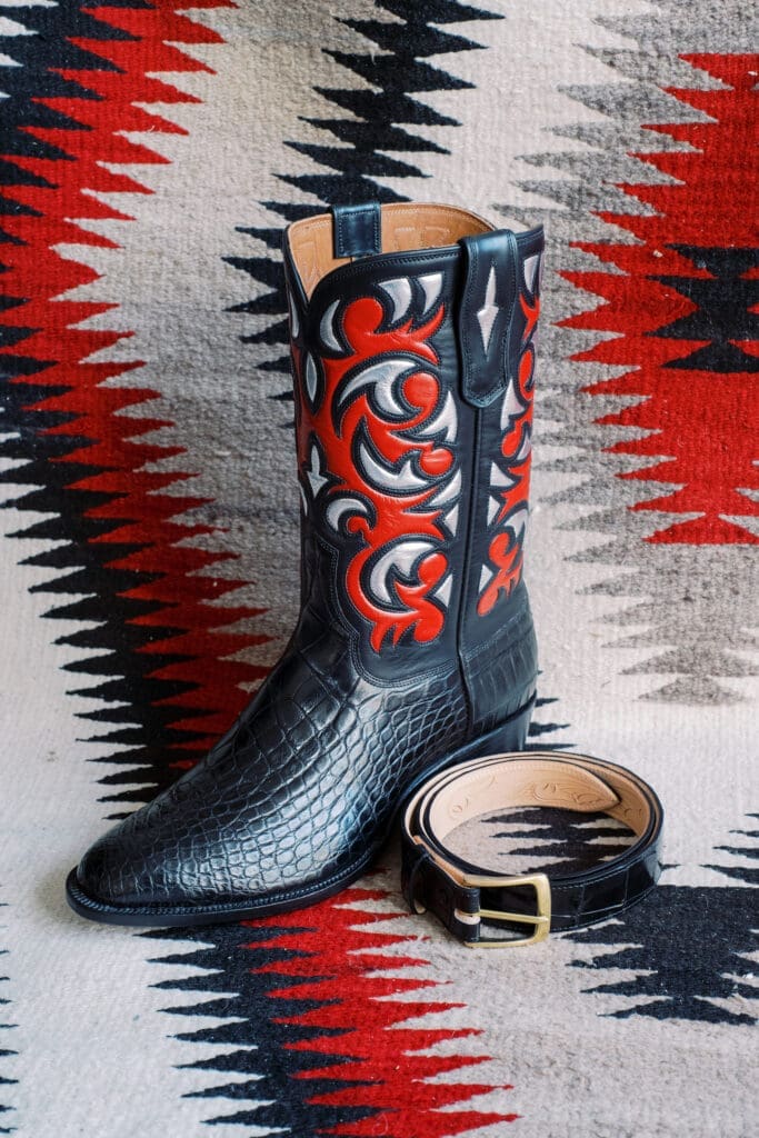 Parker Boot Company's Western boots are custom made to the buyer's desires.  