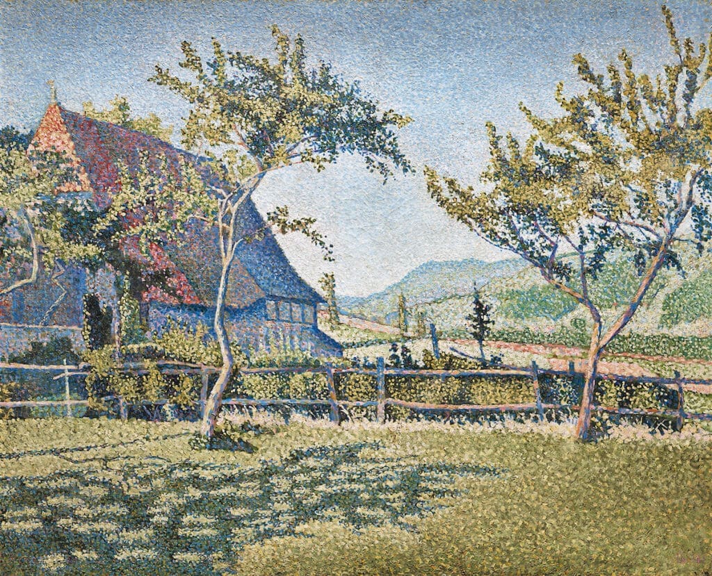 Paul Signac, "Comblat-le-Château, the Meadow (Le Pré), Opus 161," June–July 1887