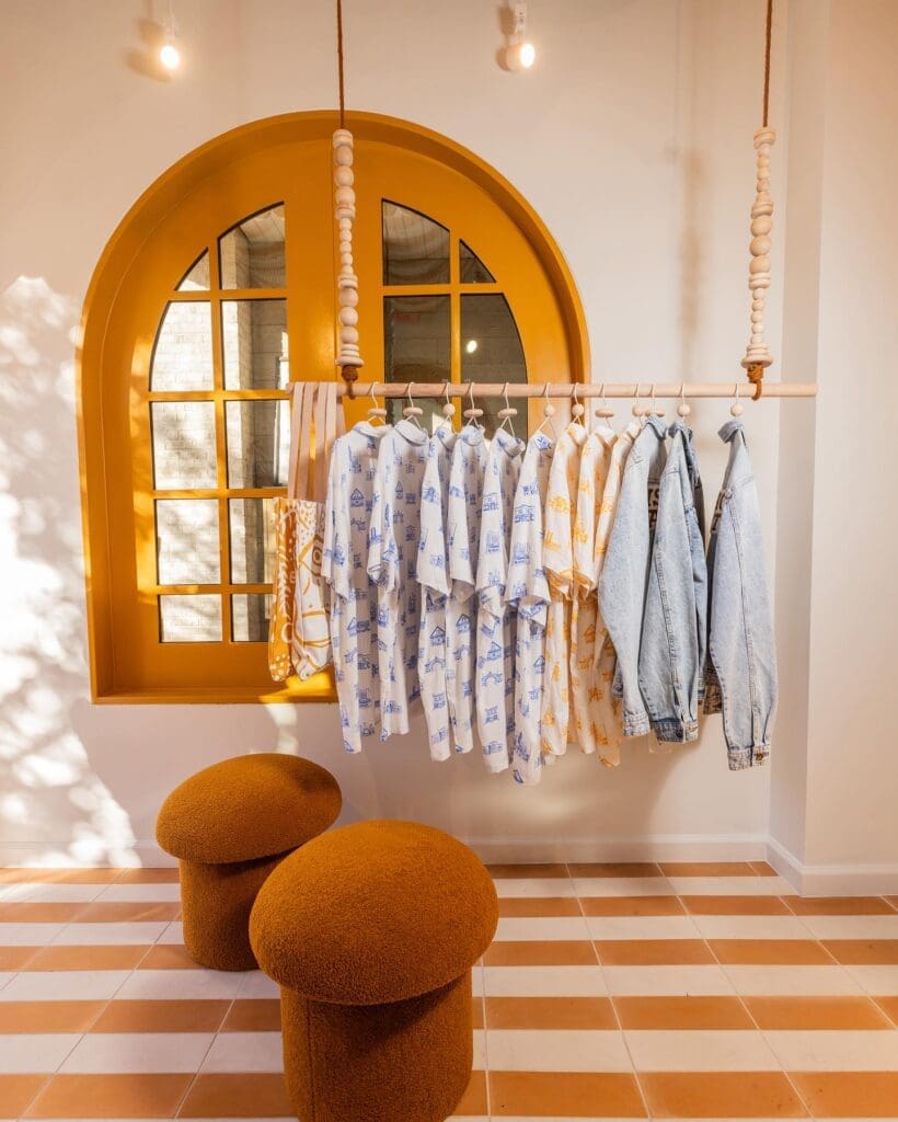 Petite Saison features a rotating selection of local gifts and goods, along with apparel by Exxir’s creative director LeRoy Poignant. 