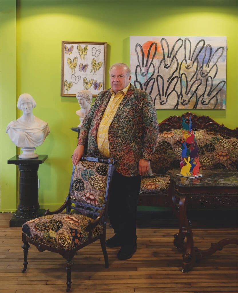 Renowned Painter Hunt Slonem Celebrates the Art of Historic Preservation — and His Iconic Bunnies — in Dallas