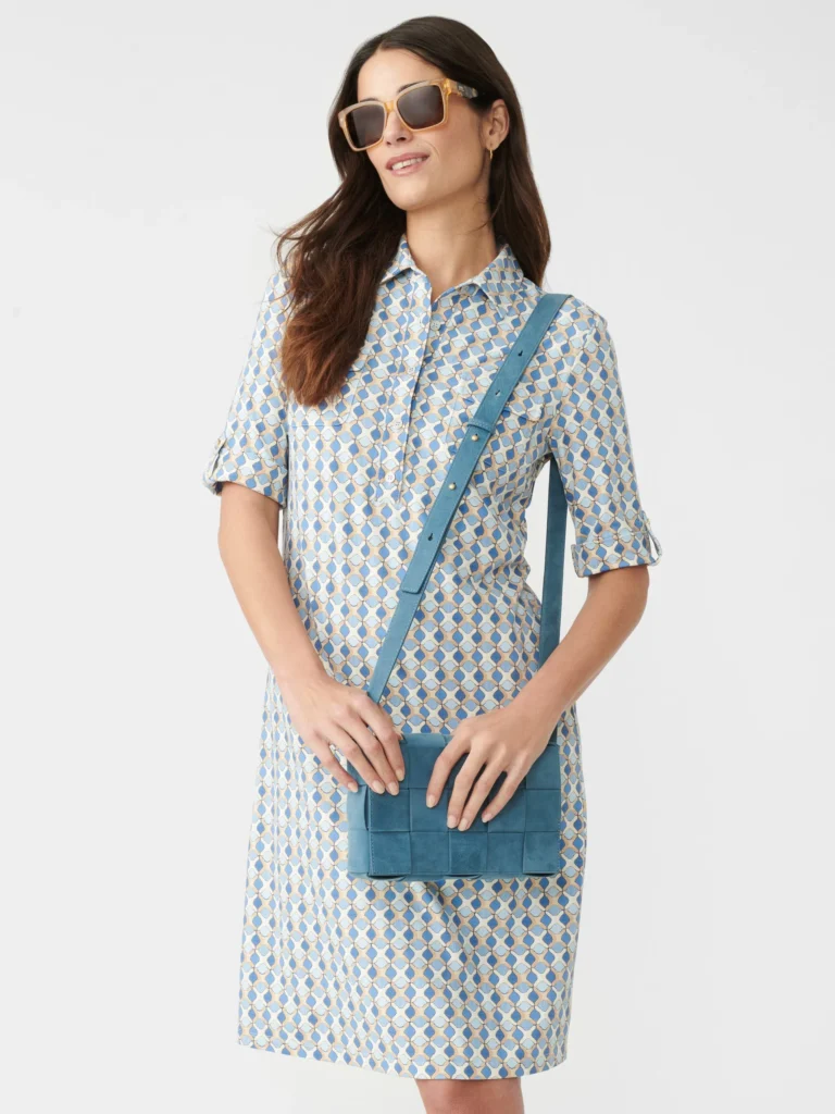 Or opt for a classic shift dress like this one from J. McLaughlin.