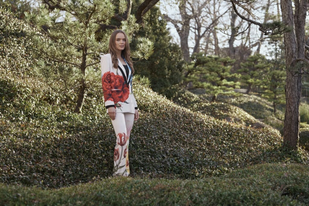 alice + olivia; Highland Park Village Spring 2024 Fashion Lookbook