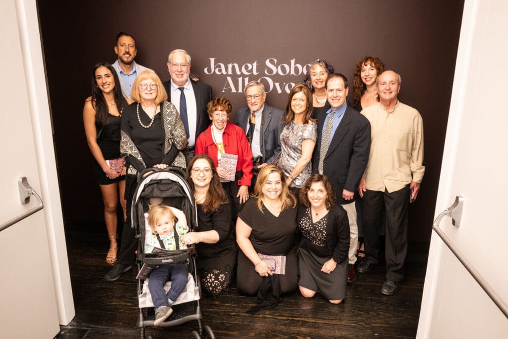The Sobel family at The Menil Collection for the preview of the late artist's exhibition (Photo by Daniel Ortiz)