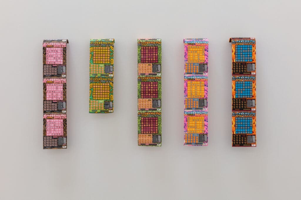 "For What It’s Worth: Value Systems in Art since 1960," The Warehouse, Dallas, installation view with work by Nico Williams, on view through June 29, 2024 (Photo by Kevin Todora)