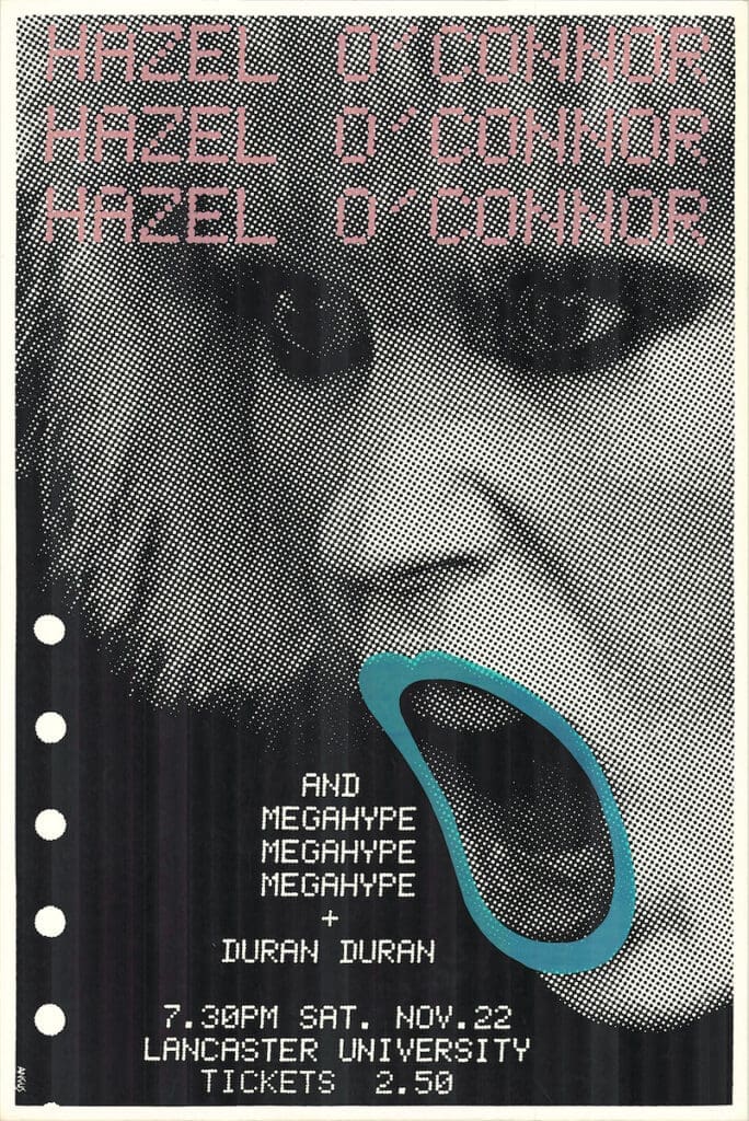 Hazel O’Connor poster,
John Angus, 1980