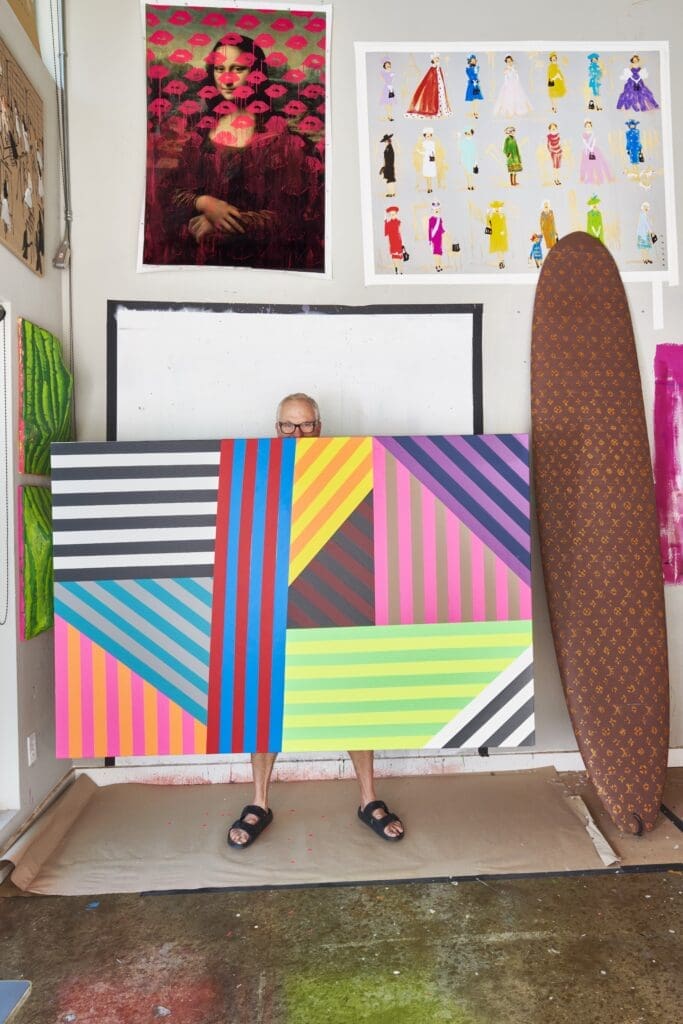 Pop artist Donald Robertson's Salon Talk, Book Signing and Wine will be at C2 Art during Texas Design Week Houston. (Photo by Elizabeth Lavin)