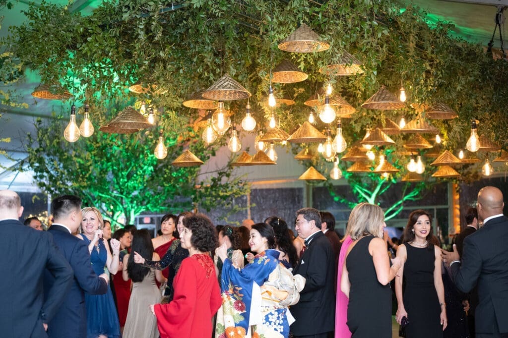 Themed decor at the Asia Society Texas Tiger Ball 'Celebrating Magnificent Asia' (Photo by Daniel Ortiz)
