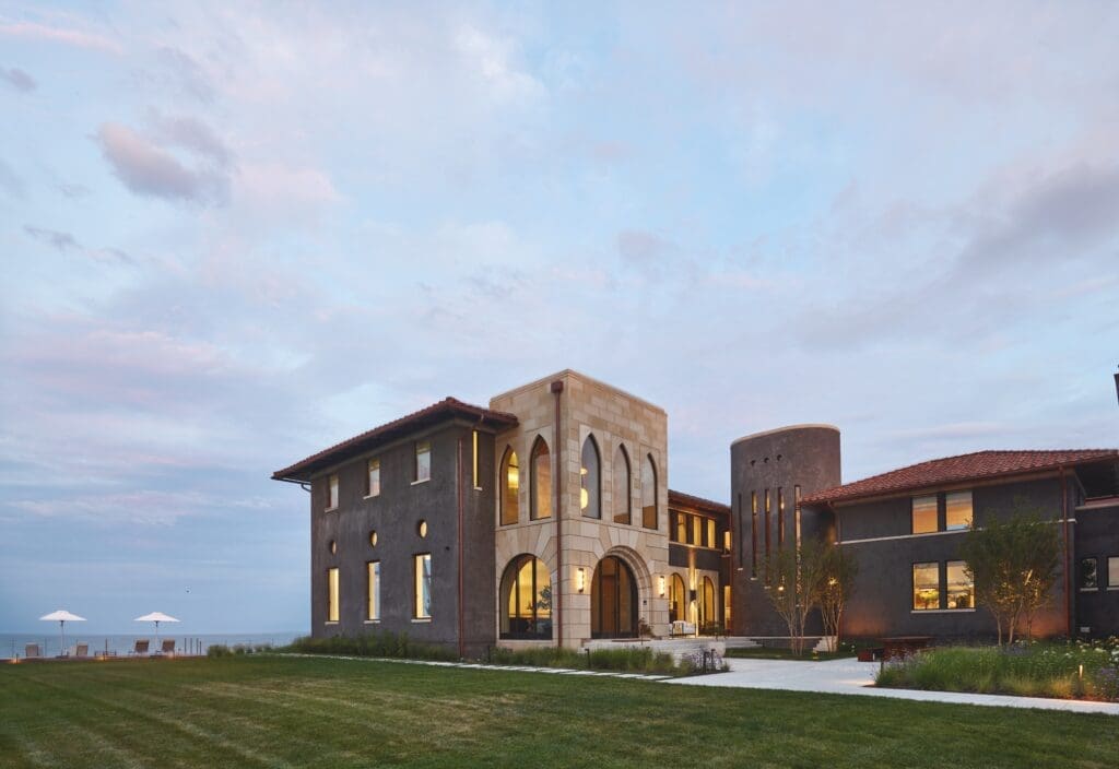 Seaside Villa, New Jersey, from the book John Ike: 9 Houses / 9 Stories: An Architect and His Vision (Vendome). (Photo by Richard Powers with Anita Sarsidi)