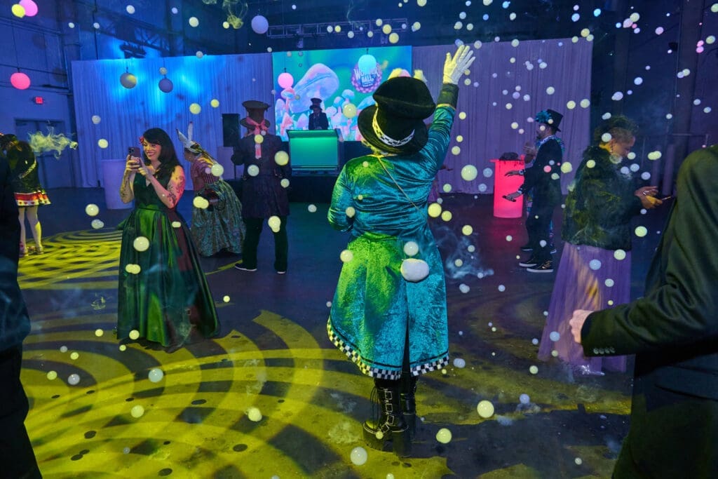 Guests danced the night away at Fresh Arts Wonder Ball.  (Photo by Charlie Horse Photography)