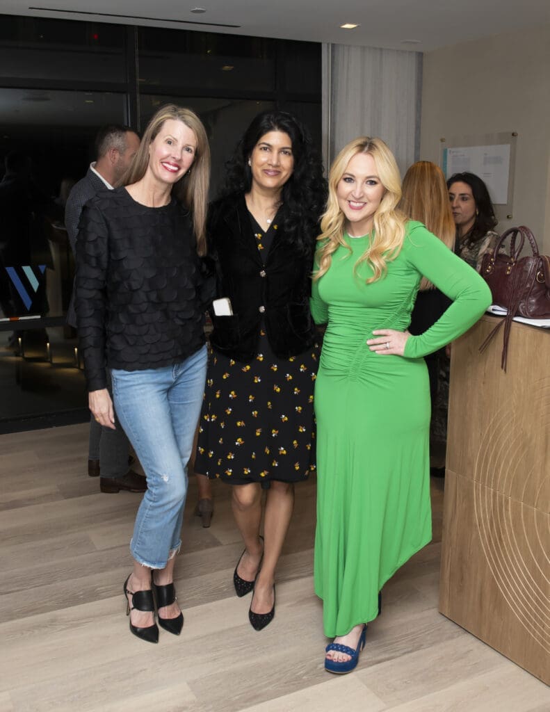 Blake Stephenson, Leena Jain, and Vodi Cook take the full tour. (Photo by Tamytha Cameron)